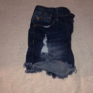 hudson! ripped jean shorts